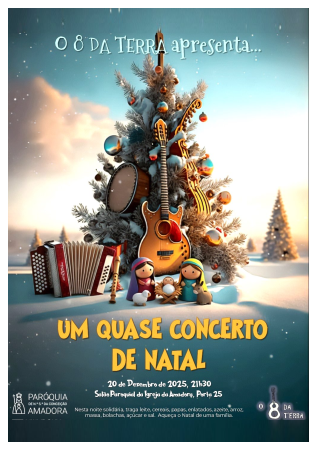 8 da Terra | “Um quase Concerto de Natal” | 20 dez., 21h30