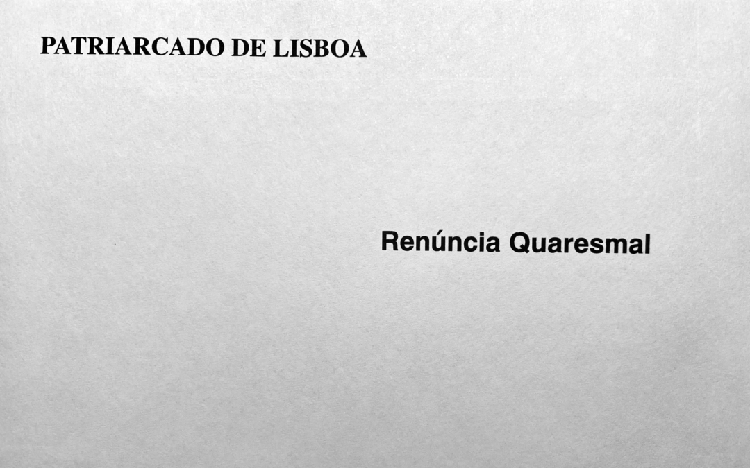 Renúncia Quaresmal 2026